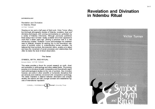 Revelation and Divination in Ndembu Ritual 