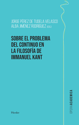 Sobre el problema del continuo en la filosofía de Kant