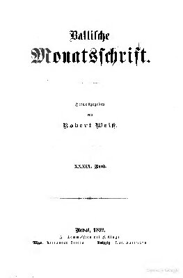 Baltische Monatsschrift