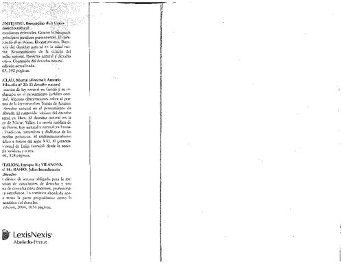 Filosofía del Derecho