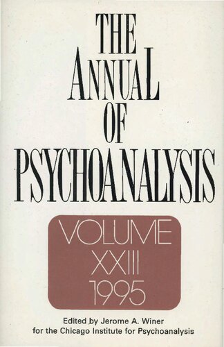 The Annual of Psychoanalysis, V. 23