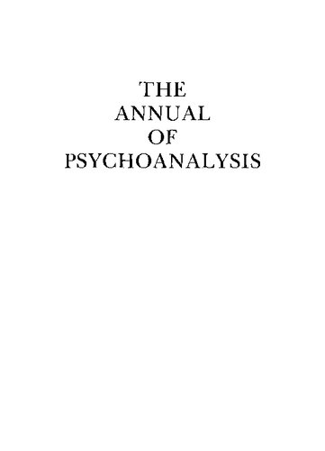 The Annual of Psychoanalysis, Volume XVI (16)