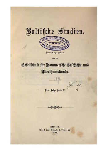 Baltische Studien