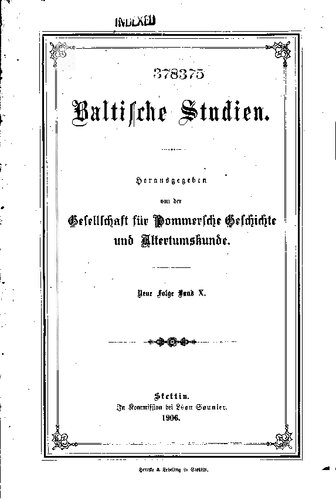 Baltische Studien