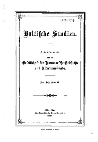 Baltische Studien