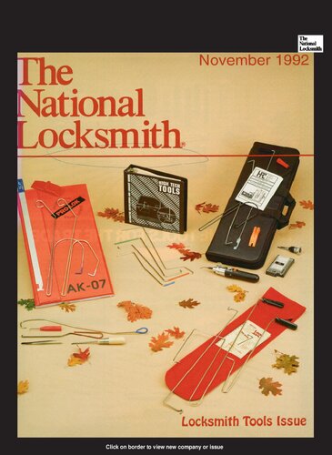 The National Locksmith: Volume 63, Number 11