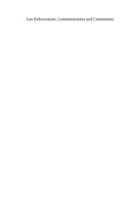 Law Enforcement, Communication, and Community