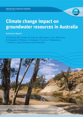 Climate change impact on groundwater resources in Australia