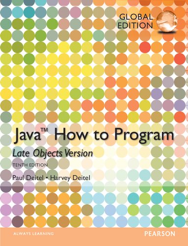 Java: how to program: late objects version