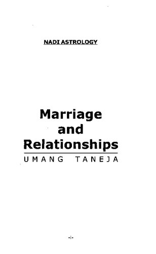 Astrology: Marriage and Relationships