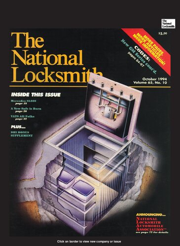 The National Locksmith: Volume 65, Number 10