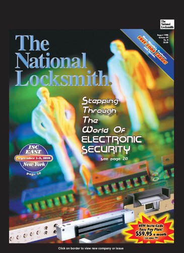 The National Locksmith: Volume 69, Number 8