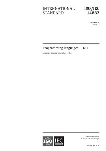ISO-IEC 14882-2020 Information technology — Programming languages — C++