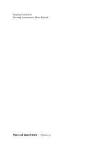 Curating Contemporary Music Festivals : A New Perspective on Music's Mediation