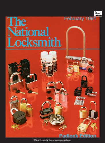 The National Locksmith: Volume 62, Number 1