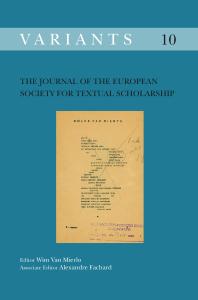 The Journal of the European Society for Textual Scholarship