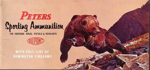 Peters Sporting Ammunition Catalog 1964