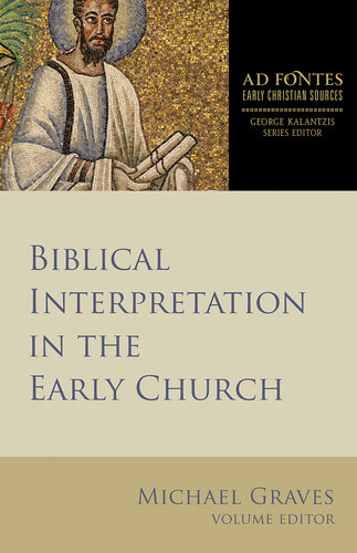Biblical Interpretation in the Early Church