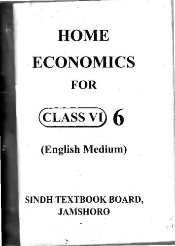 Home Economics for Class 6