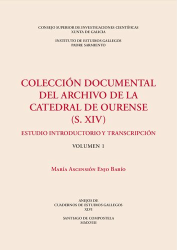 Colección documental del Archivo de la Catedral de Ourense (S. XIV)