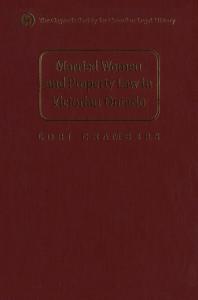 Married Women and the Law of Property in Victorian Ontario