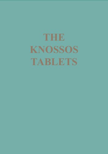 The Knossos Tablets