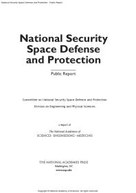 National Security Space Defense and Protection: Public Report