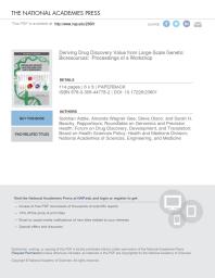 Deriving Drug Discovery Value from Large-Scale Genetic Bioresources: Proceedings of a Workshop