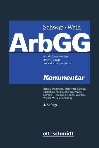 Arbeitsgerichtsgesetz: Kommentar