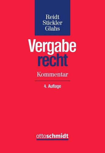 Vergaberecht: Kommentar