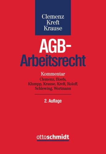AGB-Arbeitsrecht: Kommentar