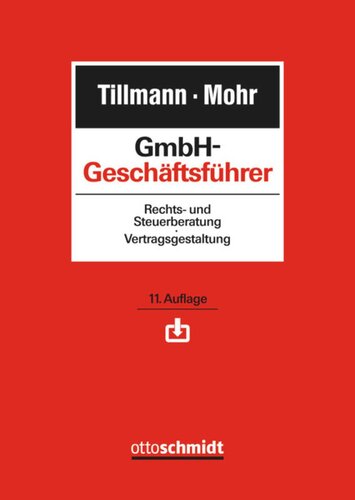 GmbH-Geschäftsführer: Rechts- und Steuerberatung, Vertragsgestaltung.