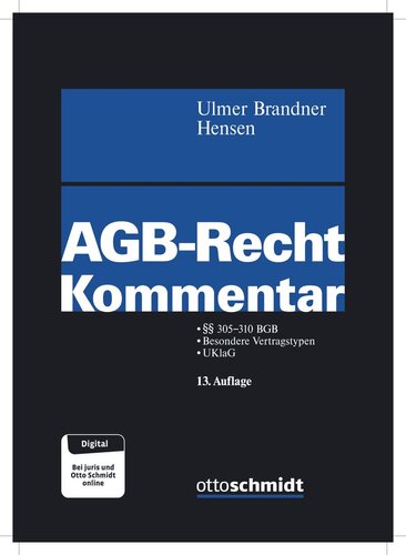 AGB-Recht, Kommentar