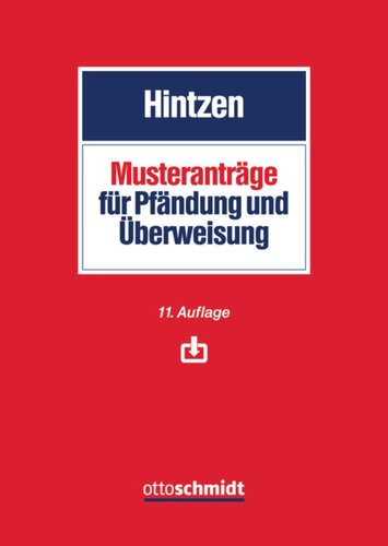 Musteranträge für Pfändung und Überweisung