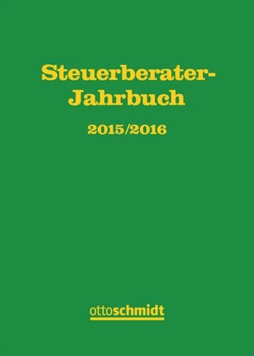 Steuerberater-Jahrbuch: Steuerberater-Jahrbuch 2015/2016