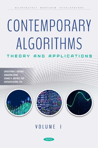 Contemporary algorithms. theory and applications. Vol.1