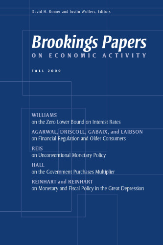 Brookings Papers on Economic Activity: Fall 2009