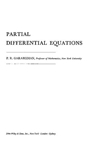 Partial differential equations