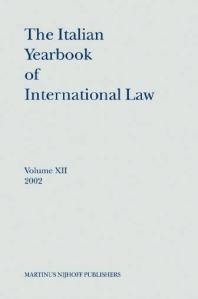 Italian Yearbook of International Law (2002)