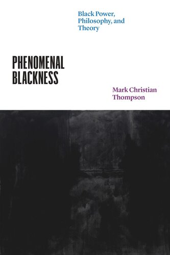 Phenomenal Blackness: Black Power, Philosophy, and Theory