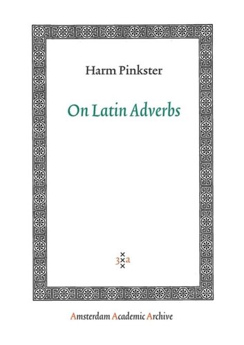 On Latin Adverbs