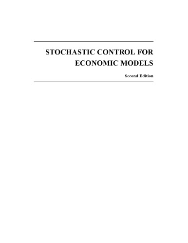 Stochastic Control for Econometric Models