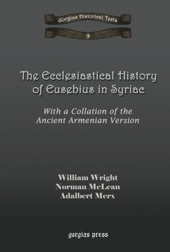 The Ecclesiastical History of Eusebius in Syriac