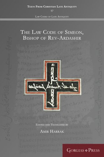 The Law Code of Simeon, Bishop of Rev-Ardashir