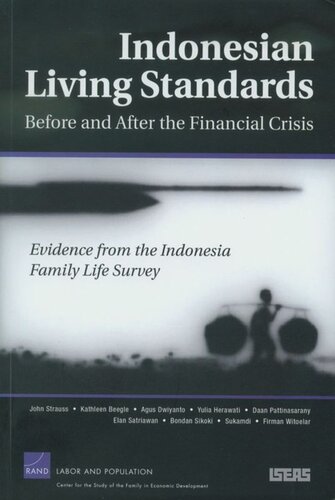 Indonesian Living Standards: Before and After the Financial Crisis