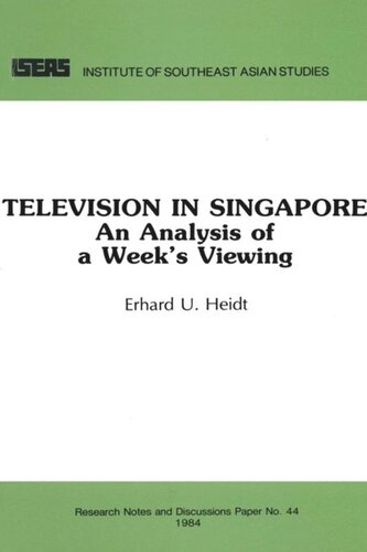 Television in Singapore: An Analysis of a Week's Viewing
