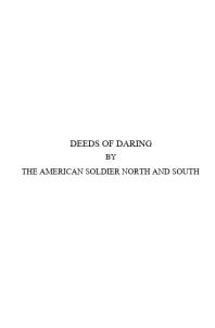 Deeds of Daring by the American Soldier