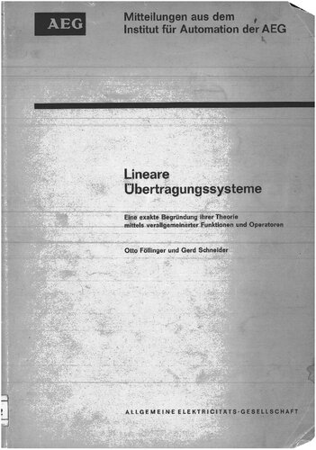 Lineare Übertragungssysteme