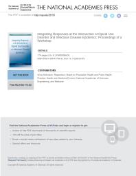 Integrating Responses at the Intersection of Opioid Use Disorder and Infectious Disease Epidemics: Proceedings of a Workshop