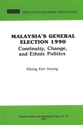 Malaysia's 1990 General Election